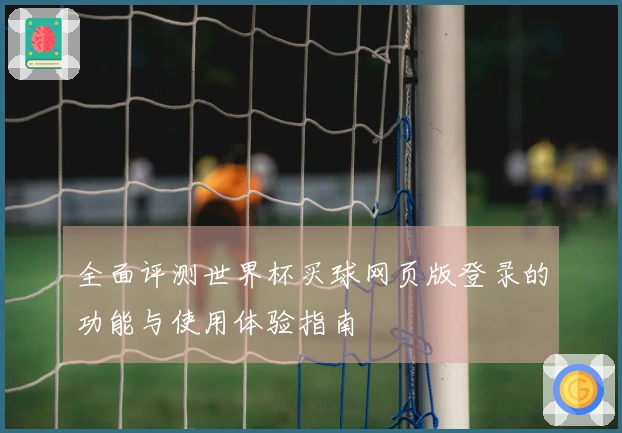 全面评测世界杯买球网页版登录的功能与使用体验指南
