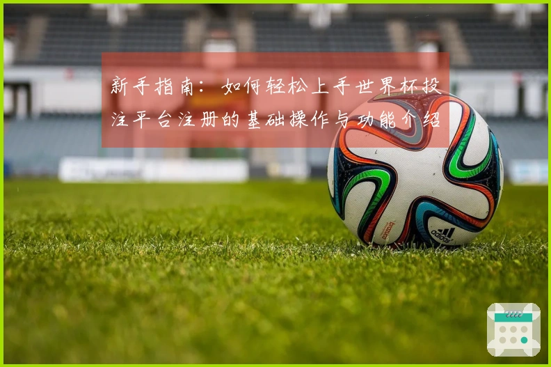 新手指南：如何轻松上手世界杯投注平台注册的基础操作与功能介绍